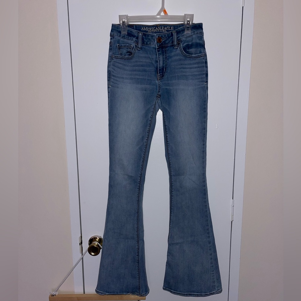 AE Super Stretch Flare Jeans